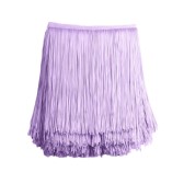 Kód: 39028 Vágott végű rojt 30 cm hosszú - LILLA 